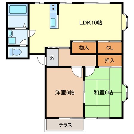 本城壱番館の物件間取画像